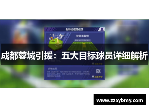 成都蓉城引援：五大目标球员详细解析